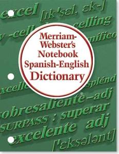 NoteBook Spanish-English Dictionary