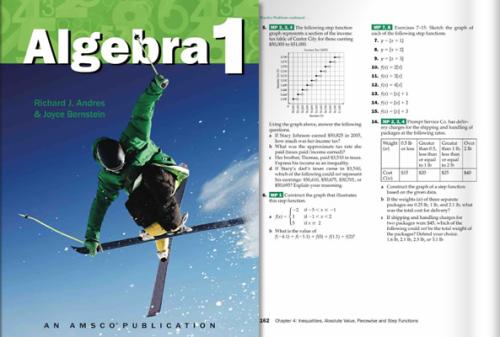 Amsco Algebra l Hardcover TextBook