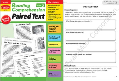 Reading Comprehenion Paired Text