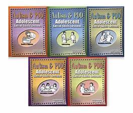 Autism & PDD Adolescent Social Skills Lessons: 5 Book Set