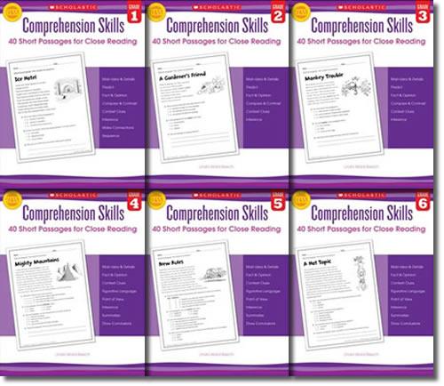 Comprehension Skills: Short Passages for Close Reading