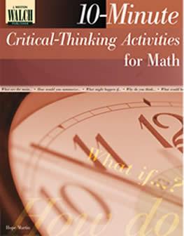 10-Minute Critical Thinking Activities for Math