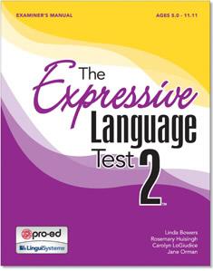 ELT-2: The Expressive Language Test 2