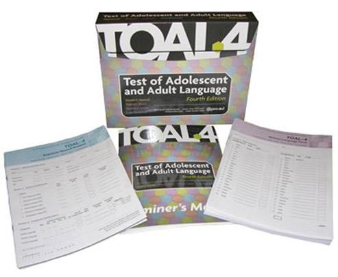 TOAL-4: Test of Adolescent and Adult Language-Fourth Edition