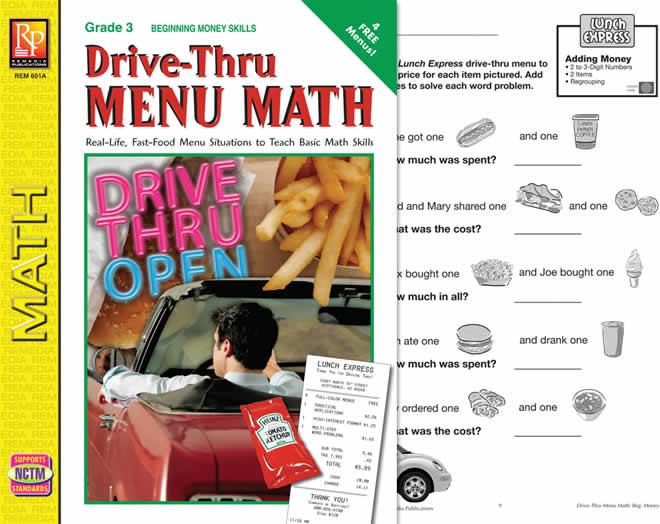 Drive-Thru Menu Math